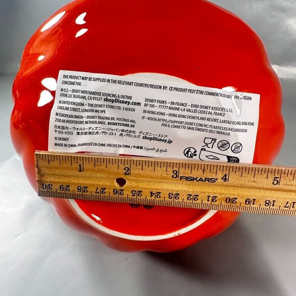 Disney Parks Mickey Mouse Candy Pumpkin Bowl Ceramic Halloween Jack Lantern 2023 - Picture 12 of 16